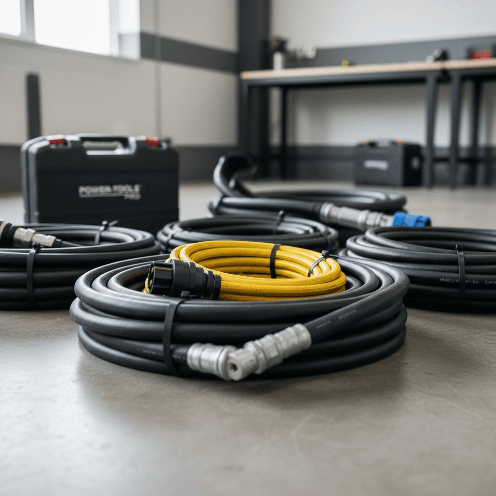 Professional detailing equipment and hoses